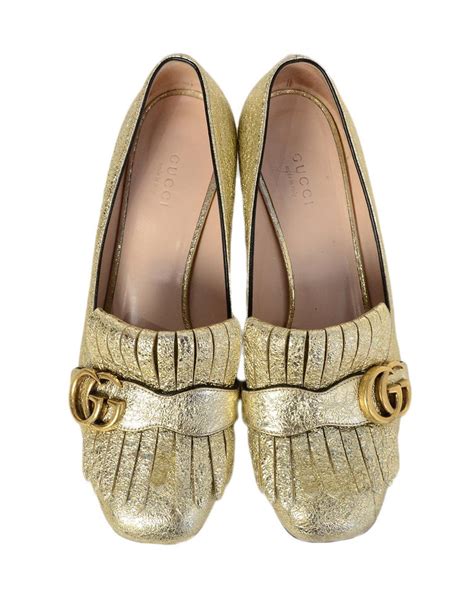 gucci gold sequin loafers|gucci fringe loafer.